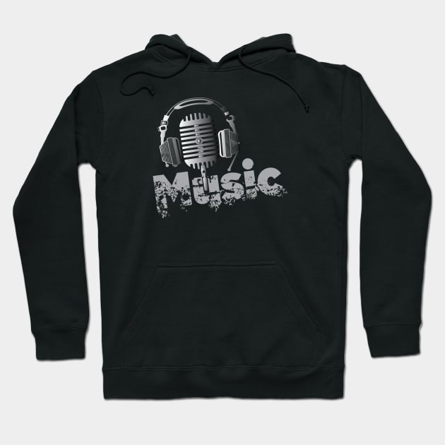 Music is life Hoodie by Marioma